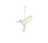 Gisela Graham Christmas Rainbow Acrylic Hummingbird Hanging Ornament 7.5 X 11 X 9.5 Cm