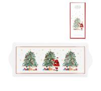 Gisela Graham Christmas Serving Tray, Traditional Santa Design, 33cm
