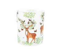 Gisela Graham Christmas Stag Glass Tea Light Holder