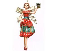 Gisela Graham Christmas Tree Decoration 13951 Fairy Gold Wings 13951
