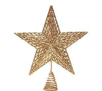 Gisela Graham Gold Glitter Christmas Tree Star