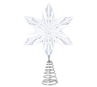 Gisela Graham Clear Acrylic Star Christmas Tree Topper