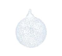 Gisela Graham Clear Glass Bubble Bauble - Christmas