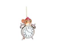 Gisela Graham Clock with Mouse Decoration