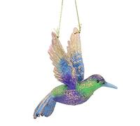 Gisela Graham Colourful Hummingbird Christmas Tree Decoration