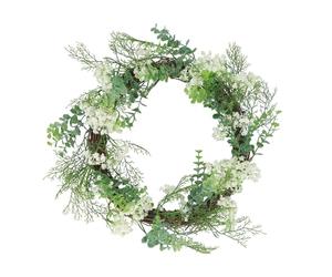 Gisela Graham Cow Parsley Spring Design Wreath - Artificial Cow Parsley Floral Wreath for Spring & Easter Home Décor, 30-30 cm