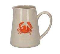 Gisela Graham Crab Print Ceramic Jug, Mini