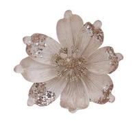 Gisela Graham Cream & Gold Magnolia Flower Pick