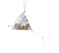 Gisela Graham Dirty Martini Glass Christmas Tree Decoration
