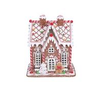 Gisela Graham Double Fronted LED Light Up Gingerbread House