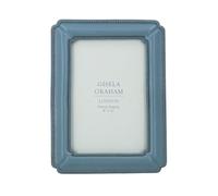Gisela Graham Dusky Blue Classic Resin Photo Frame, 4x6 Inch