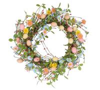 Gisela Graham Easter Wreath with Pastel Eggs