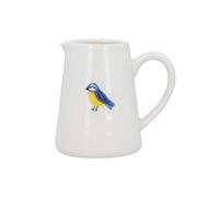 Gisela Graham Embossed Blue Tit Bird Design Mini Jug