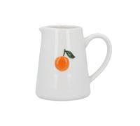 Gisela Graham Embossed Orange Fruit Design Mini Jug