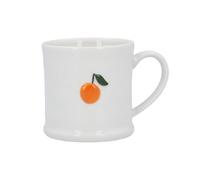 Gisela Graham Embossed Orange Fruit Design Mini Mug