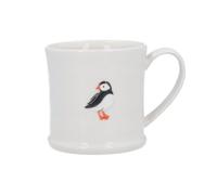 Gisela Graham Embossed Puffin Design Mini Mug