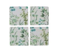 Gisela Graham Eucalyptus Coasters - Set of Four, 33335