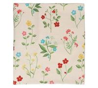 Gisela Graham Fabric Table Runner, Meadow Flowers Design, 140cm