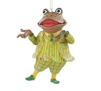 Gisela Graham Fairy Tale Collection Resin Toad Of Toad Hall Hanging Ornament