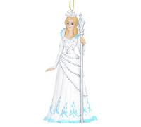 Gisela Graham Fairytale White Snow Queen Christmas Decoration