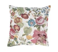 Gisela Graham Floral Patterned Cushion with Pad, 45cm, Square