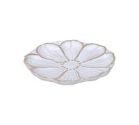 Gisela Graham Flower Decorative Plate, Small, 15cm (White)