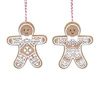 Gisela Graham - Gingerbread 'Lace' x2