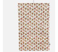 Gisela Graham Gingerbread Tea Towel, Festive Christmas Fabric, 48 x 76 cm