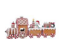 Gisela Graham Gingerbread Train Christmas Decoration