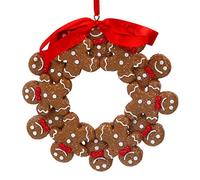 Gisela Graham Gingerbread Wreath Decoration 17181 Gingerbread