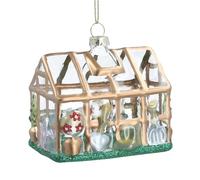 Gisela Graham Glass Greenhouse Christmas Tree Decoration, 01856
