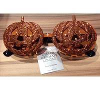 GISELA GRAHAM GLITTER PUMPKIN GLASSES NOVELTY SUNGLASSES FANCY DRESS HALLOWEEN