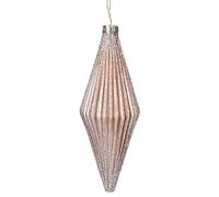 Gisela Graham Gold and Silver Teardrop Bauble