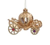 Gisela Graham Gold Cinderella Coach Christmas Decoration