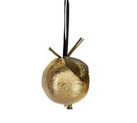 Gisela Graham Gold Fruit Hanging Festive Decoration