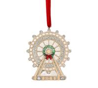 Gisela Graham Gold London Landmarks Christmas Decorations (1, London Eye)