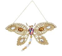 Gisela Graham Gold Metal Jewel Dragonfly Decoration