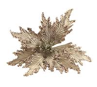 Gisela Graham Gold Poinsettia Clip