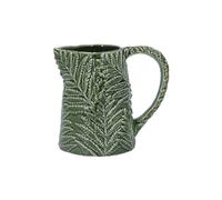 Gisela Graham Green Ceramic Fern Jug, Small