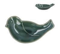 Gisela Graham Green Mini Bird Trinket Dish