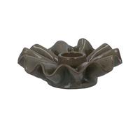 Gisela Graham Green Porcelain Frill Candle Holder