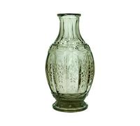 Gisela Graham Green Pressed Glass Carafe