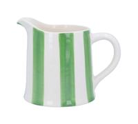 Gisela Graham Green Striped Serving Jug, Small