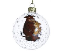 Gisela Graham Gruffalo Baby's 1st Christmas Bauble, Clear, 8cm