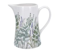 Gisela Graham Herbs and Lavender Bone China Jug Medium Size Gift Boxed