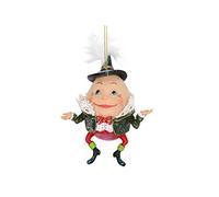 Gisela Graham Humpty Dumpty Christmas Tree Decoration, Resin, 10cm x 8cm x 5cm