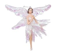 Gisela Graham Iridescent Fabric & Resin Fairy Decoration - 11cm