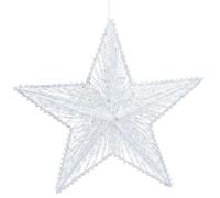 Gisela Graham Iridescent Wire Mesh 5 Point Star (Small)