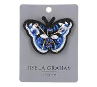 Gisela Graham Jewelled and Beaded Butterfly Brooch, Blue