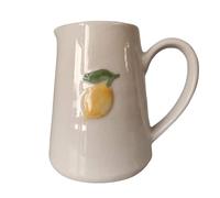 Gisela Graham Lemon Ceramic Jug, Mini 20100
